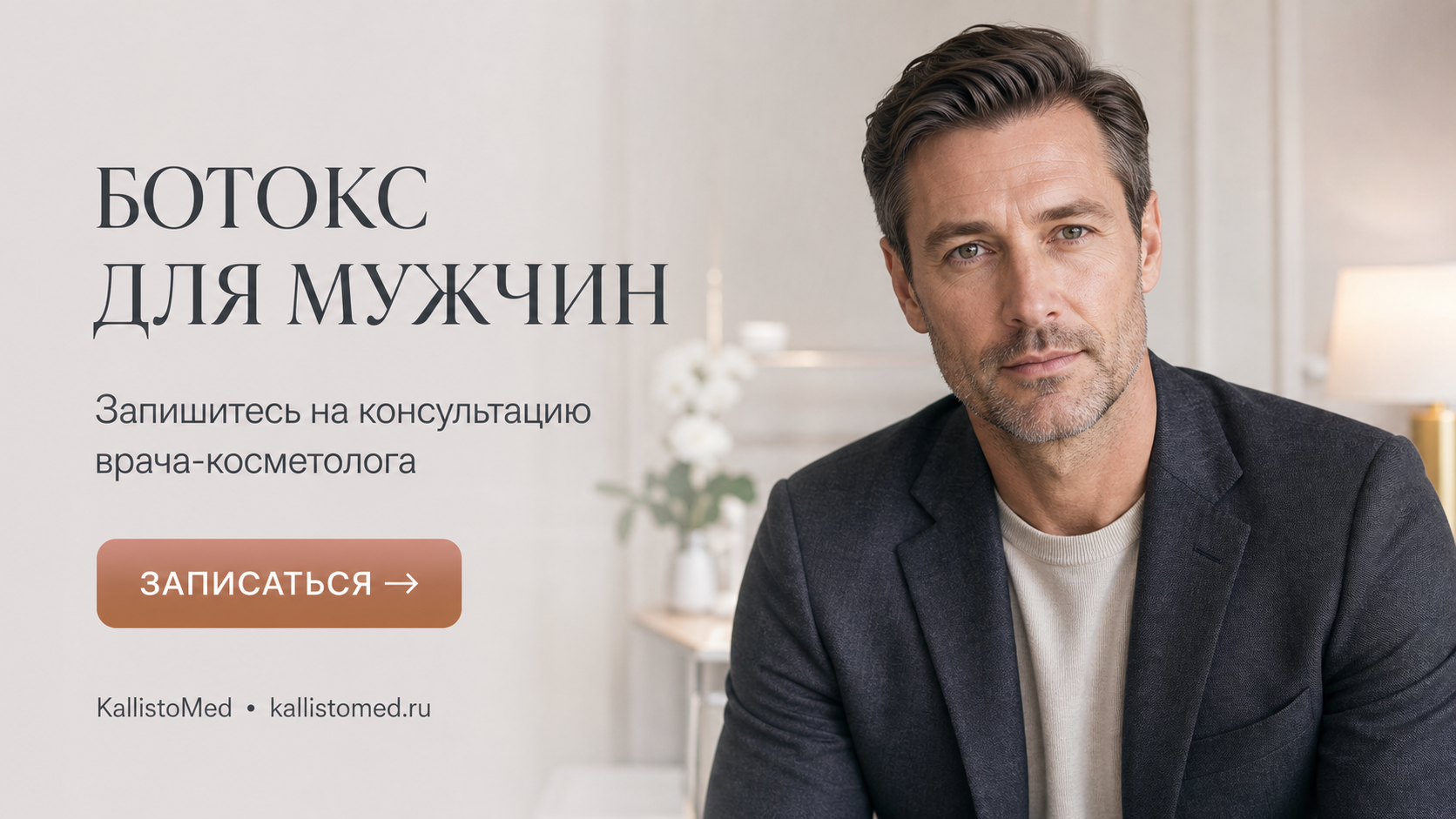Ботокс для мужчин: 5 зон коррекции от морщин — результаты до и после — KallistoMed Санкт-Петербург