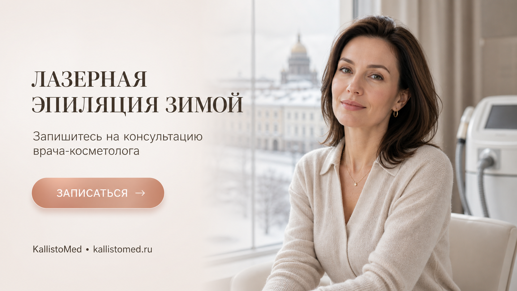 Лазерная эпиляция зимой: почему это лучшее время для курса процедур — KallistoMed Санкт-Петербург