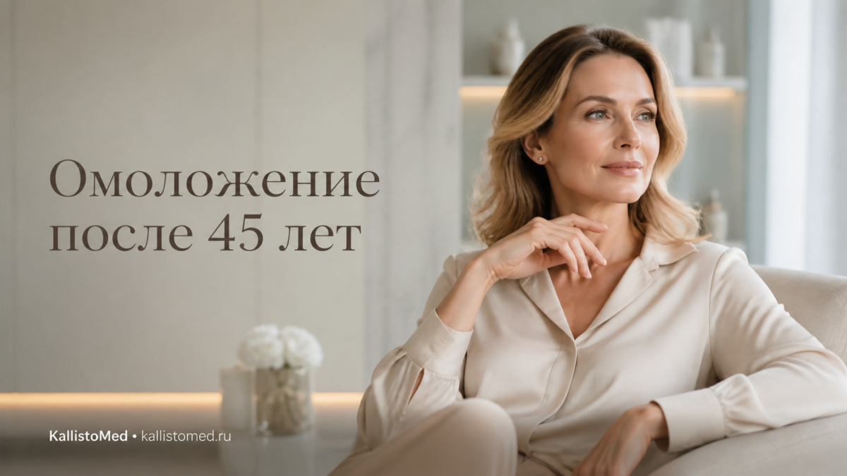 Омоложение лица после 45 лет: 5 шагов к обновлению кожи и эффективные процедуры