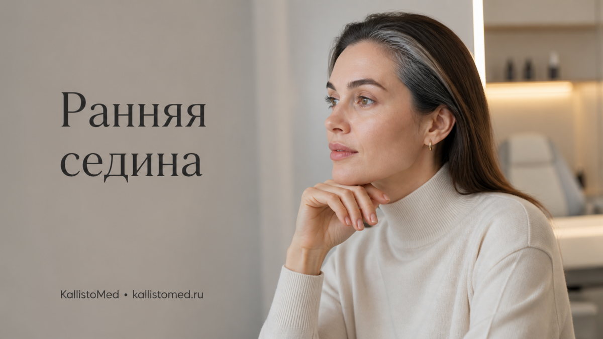 Ранняя седина: почему появляется и чем поможет трихолог — разбор причин